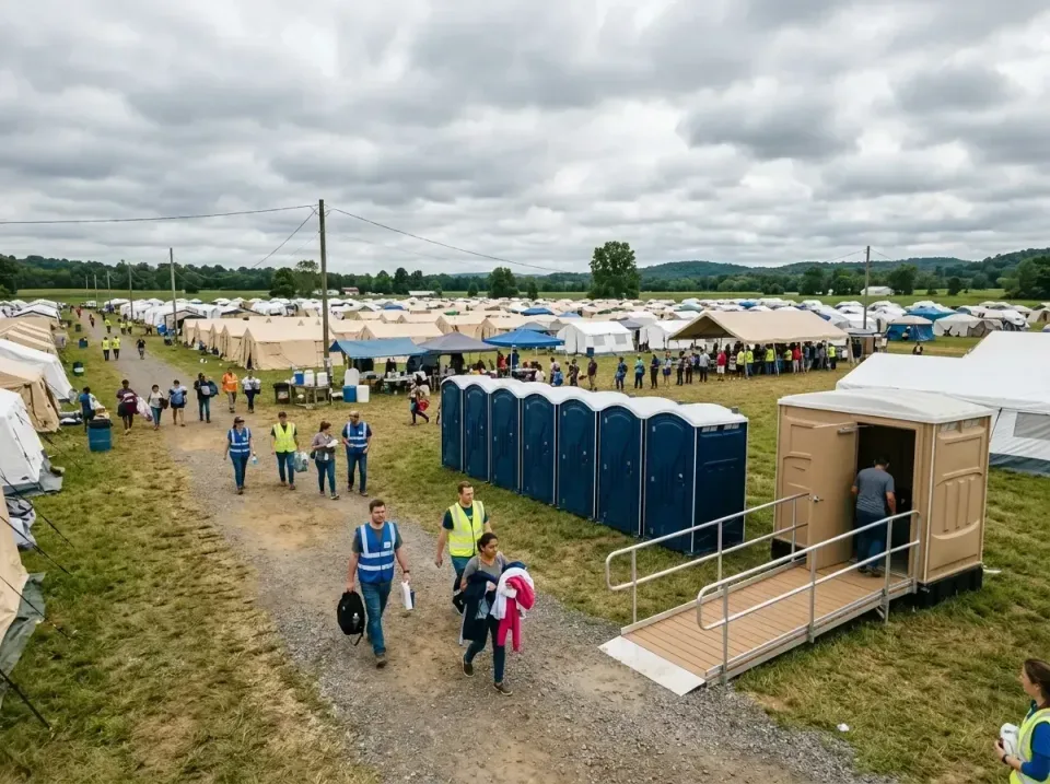 disaster-relief-camp-restrooms-010 — frequently asked questions, Dumpster & Portable Bathrooms Rental in George Mason, VA